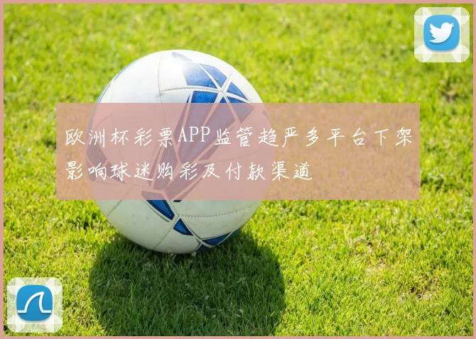 欧洲杯彩票APP监管趋严多平台下架影响球迷购彩及付款渠道