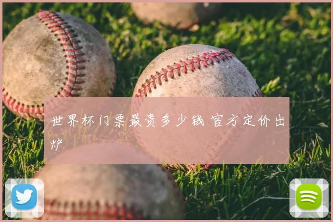 世界杯门票最贵多少钱 官方定价出炉